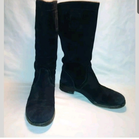 Jil Sander Shoes - Jil Sander Suede Leather Riding Boots 36.5